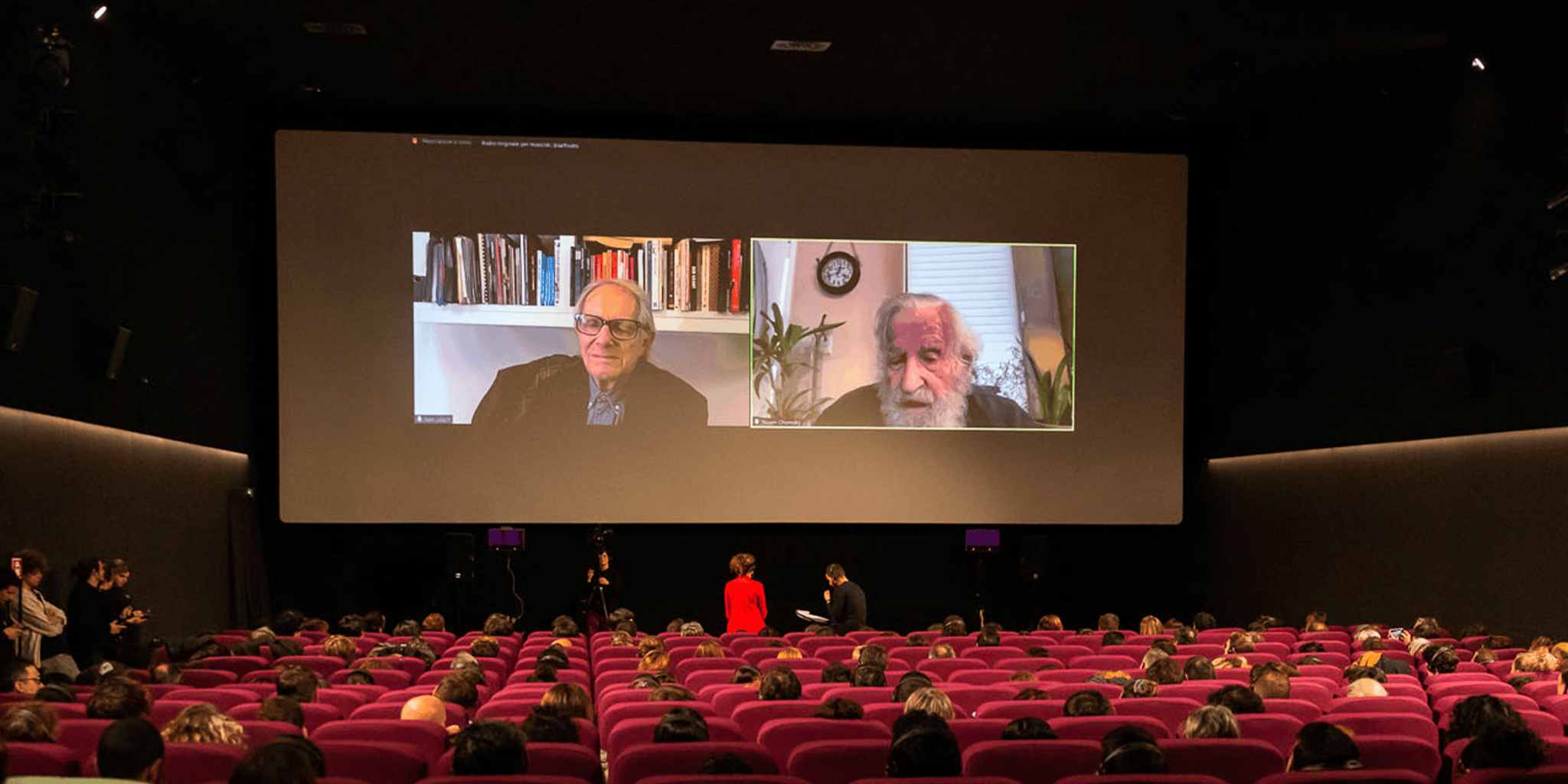 Piccolo America, Noam Chomsky e Ken Loach: il dialogo integrale del loro primo incontro al Cinema Troisi